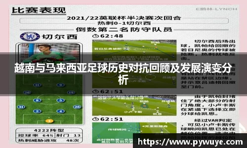 越南与马来西亚足球历史对抗回顾及发展演变分析